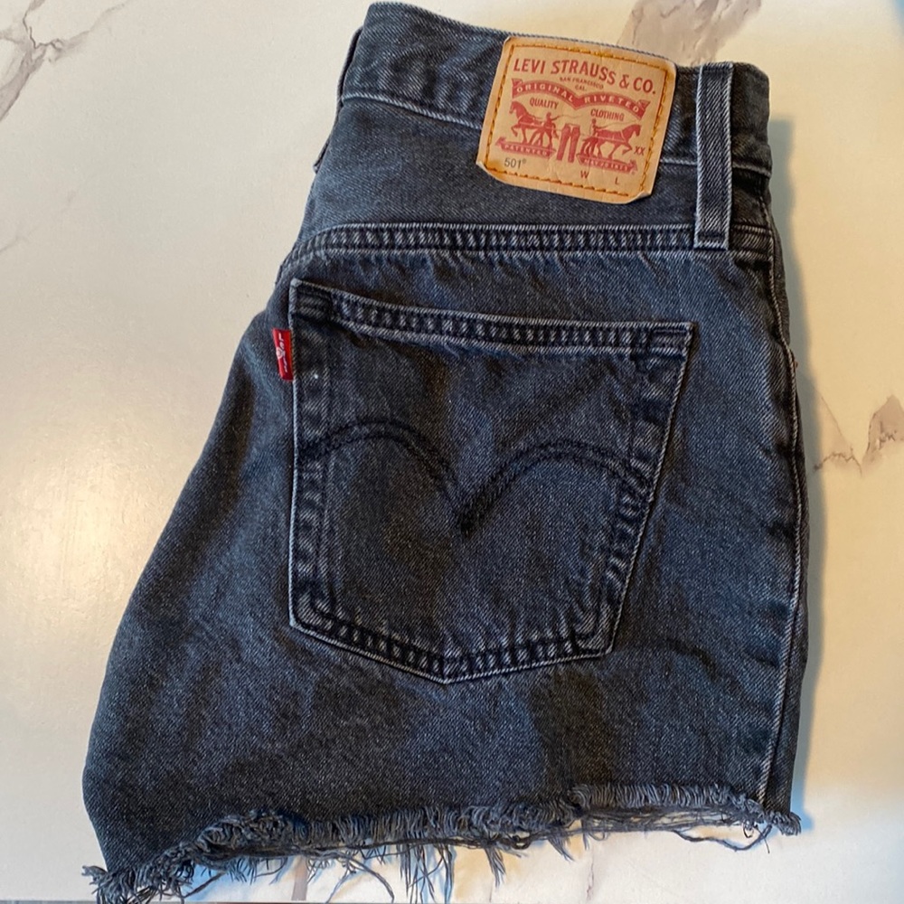 Black Levi shorts